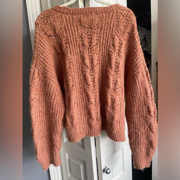 Ruby Moon Fall knit Sweater burnt orange XXL fit more like a large - Picture 2 of 3